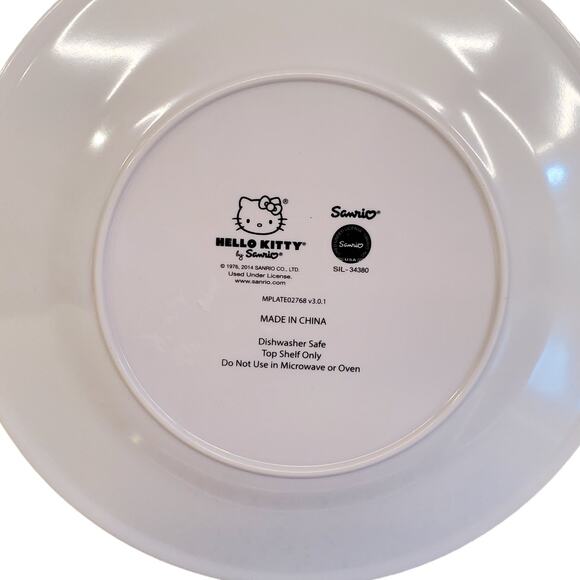 Vintage Sanrio Hello Kitty Santas Treats Plate Santa Cookie Plate 2014 - Picture 4 of 7